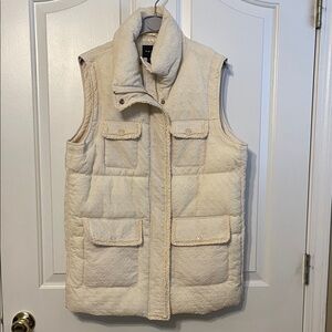 Tribal Women's Ivory Quilted Vest New without tags, size M, boutique purchase.
